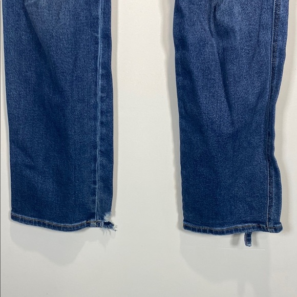Cello Blue High Rise Distress Mom Jeans - Picture 5 of 12